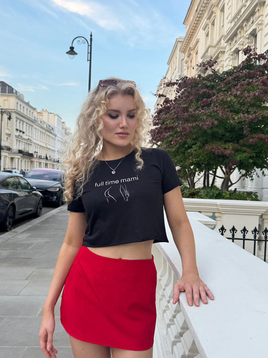 Full time mami t-shirt black